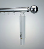 Electric curtain pole remote control