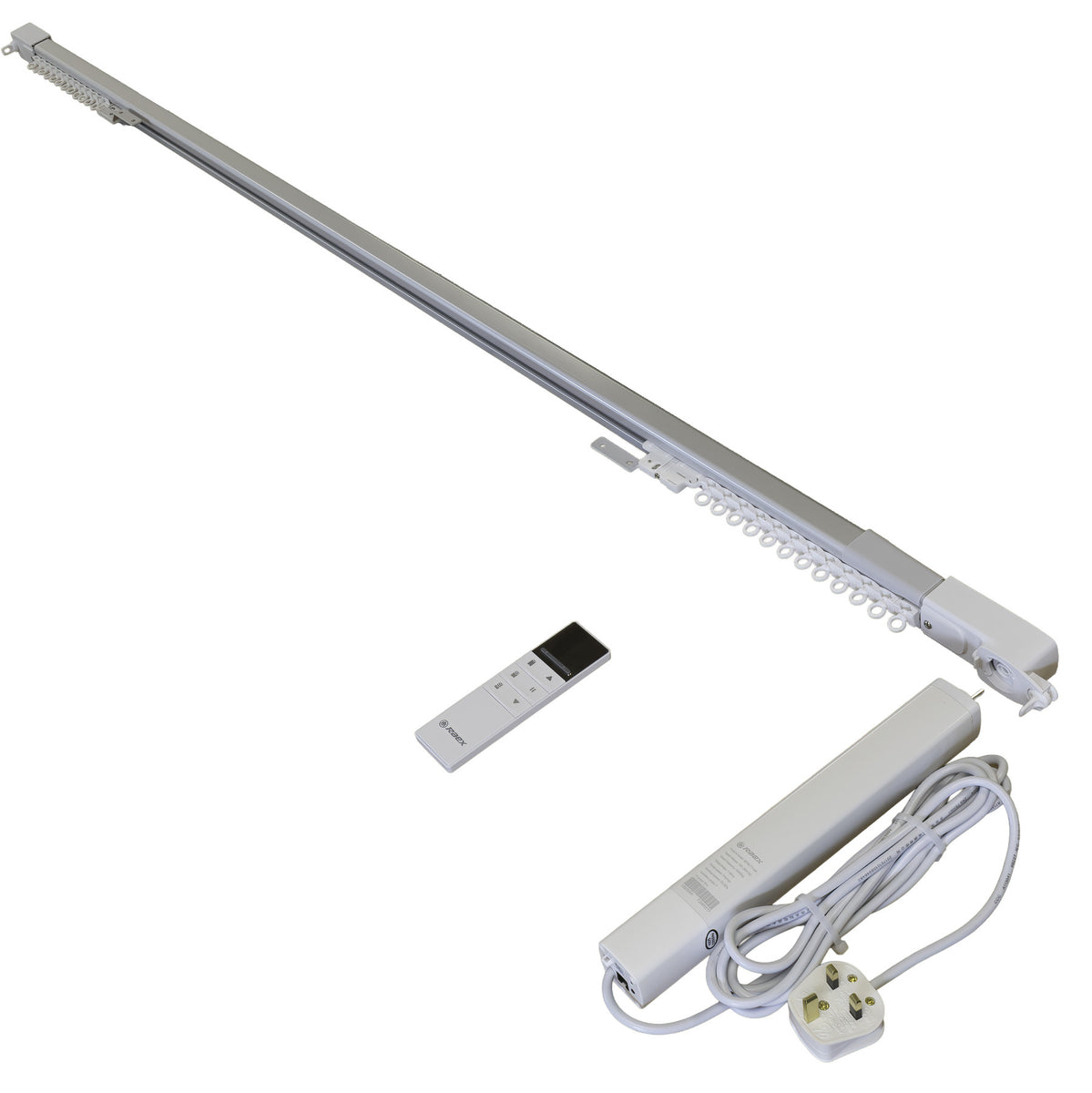 Smart Electric Curtain Track, Adjustable length 1.8m - 3m