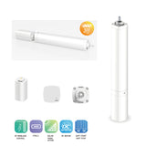 Battery Powered Curtains - Telescopic Curtain track Battery operated