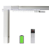Battery Powered Curtains - Telescopic Curtain track Battery operated