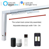 electric curtain track comes fully assembled